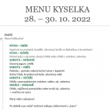 Menu Kyselka